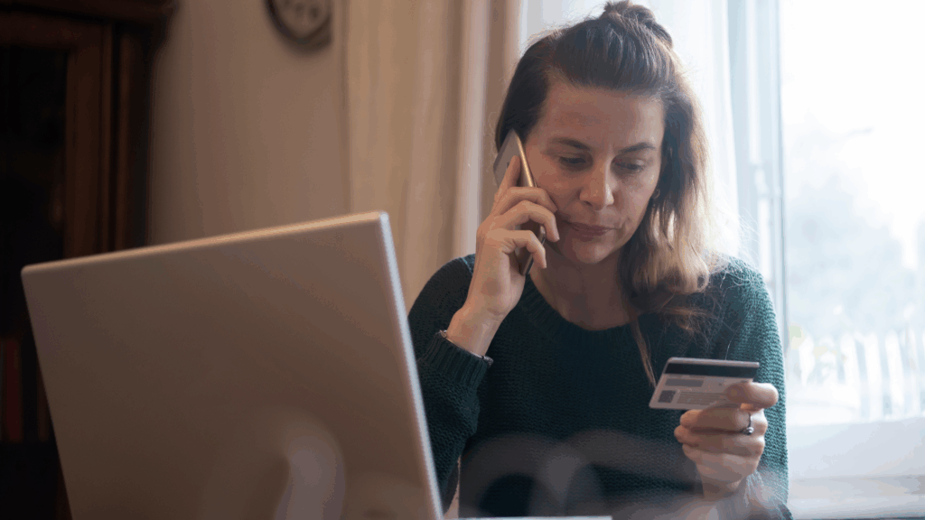 A person calling using their mobile phone